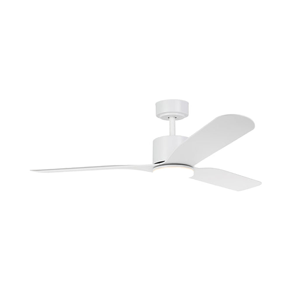 Buy DC Ceiling Fans With Light Australia ILUKA DC Ceiling Fan 60" Matt White With LED - 20538101