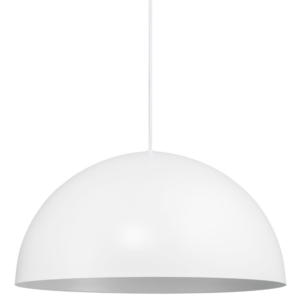 Buy Pendant Lights Australia Ellen 1 Light 400mm Pendant White - 48573001
