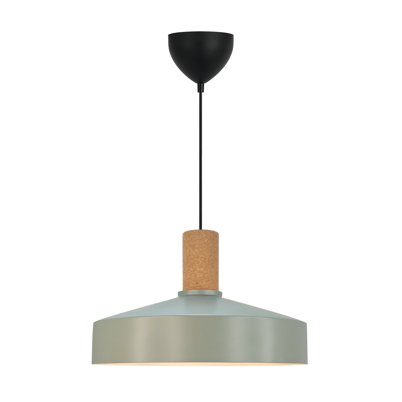 Elvas Cork Pendant Light Dusty Green - 2512033023