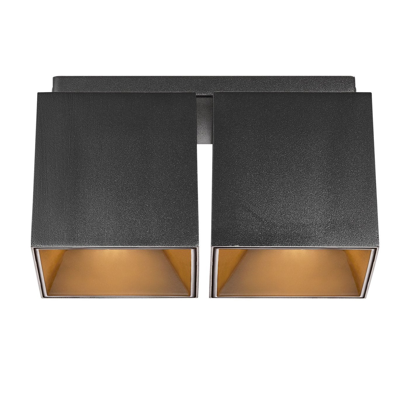 Ethan 2 Light Spot Surface Downlight Light Matt Black - 2110410103