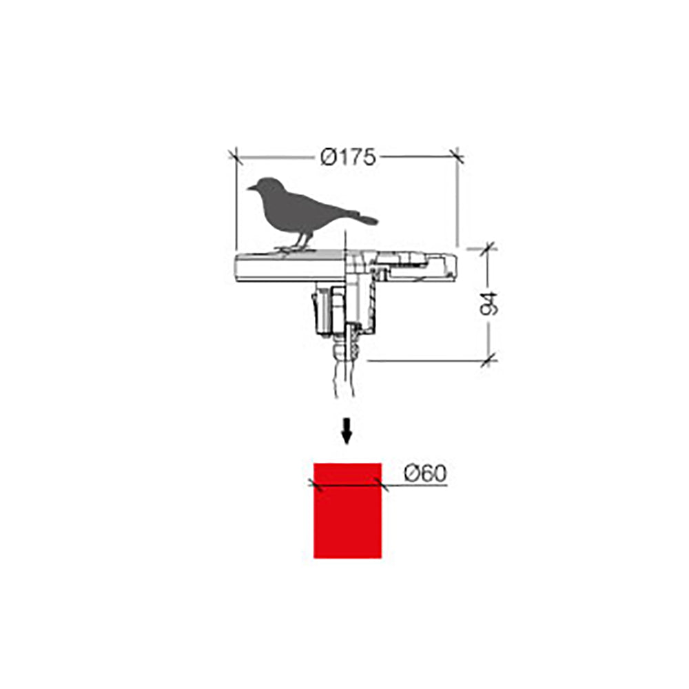 Buy Post Tops Australia Giro Post Top Black Aluminium 3000K - F1062