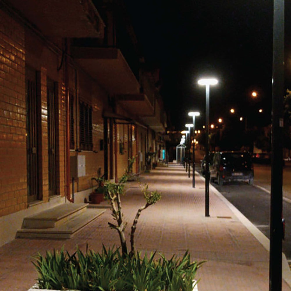 Buy Post Tops Australia Cerchio Post Top Charcoal Aluminium 4000K - F1068