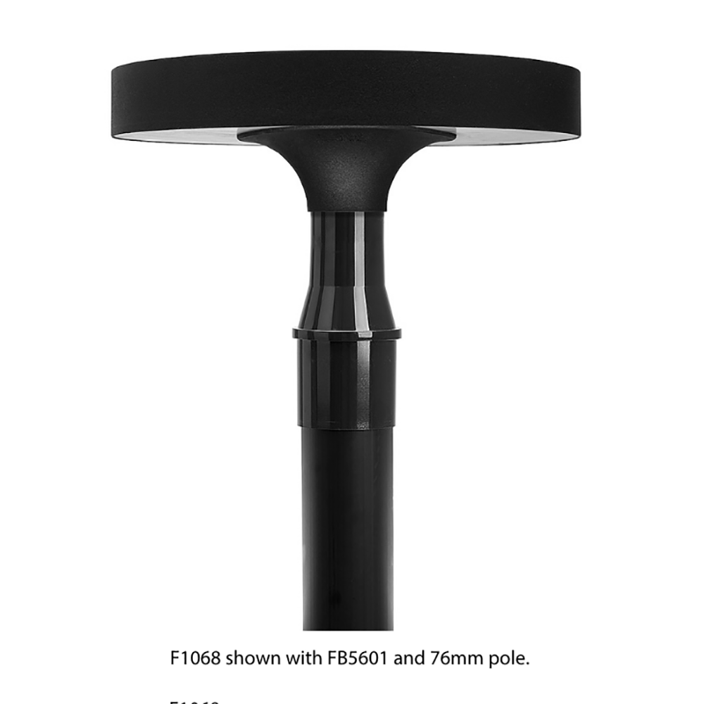 Buy Post Tops Australia Cerchio Post Top Charcoal Aluminium 4000K - F1068