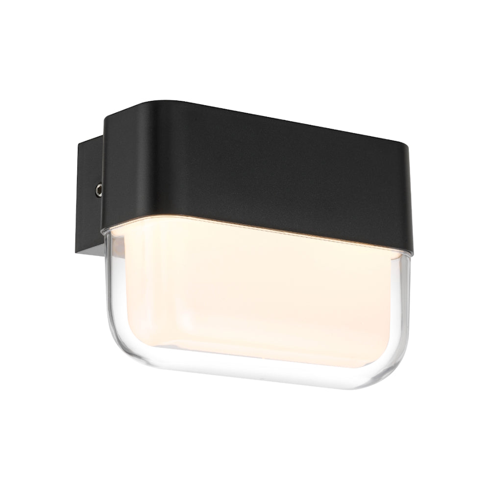 Fadro LED 100mm Wall Light 3W Tri Colour Black - FADRO EX10-BK