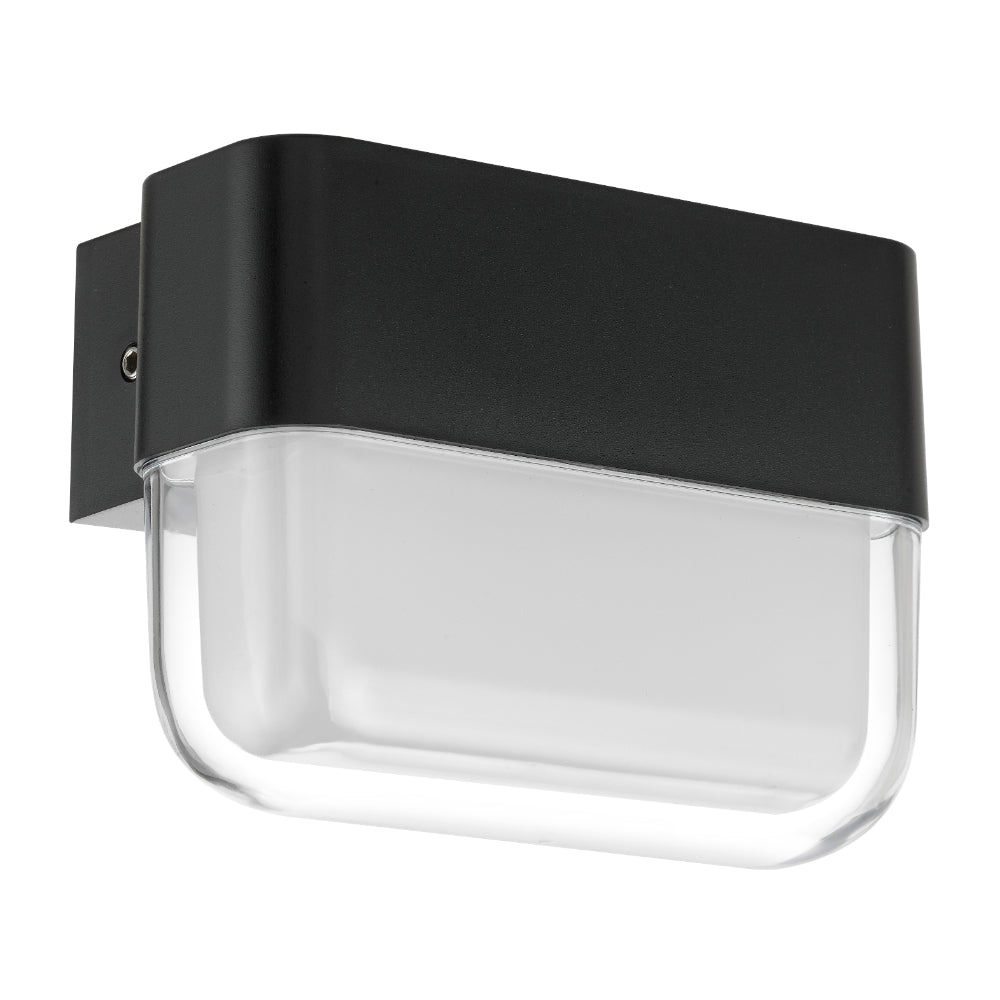 Fadro LED 100mm Wall Light 3W Tri Colour Black - FADRO EX10-BK
