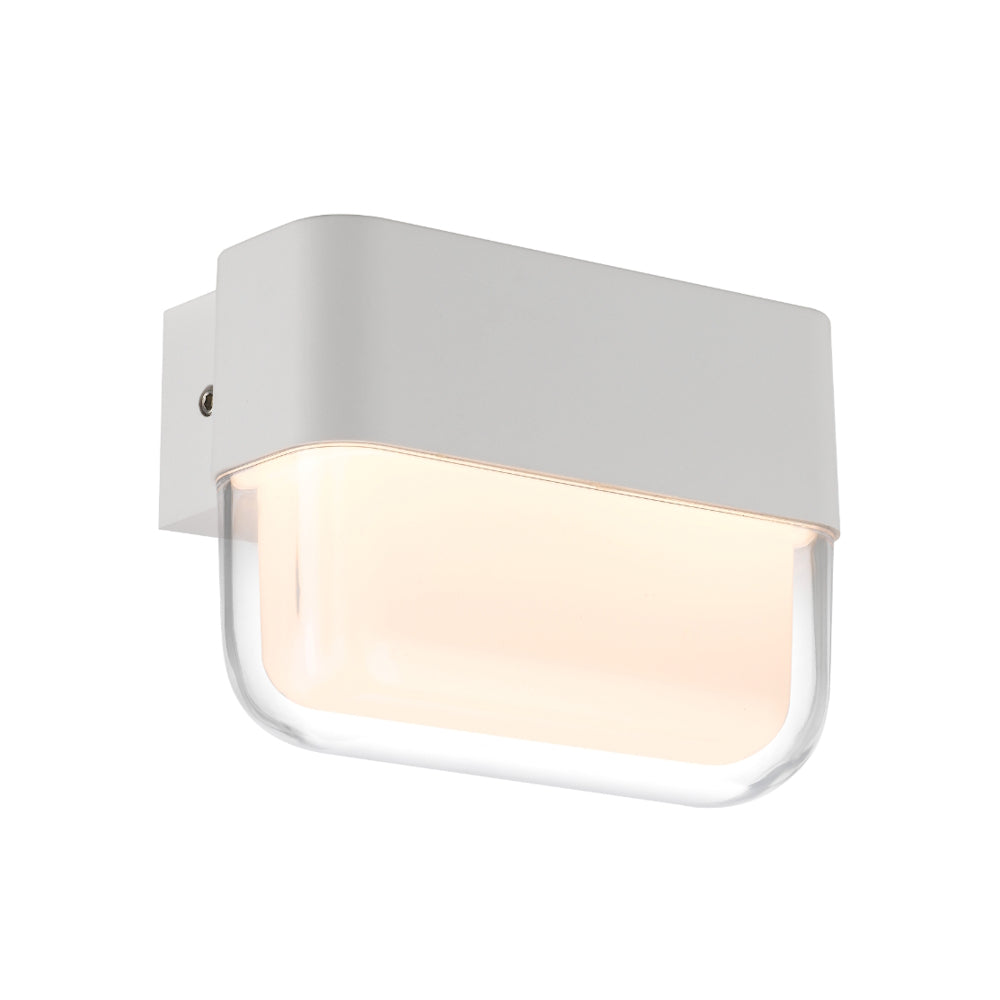 Fadro LED 100mm Wall Light 3W Tri Colour White - FADRO EX10-WH