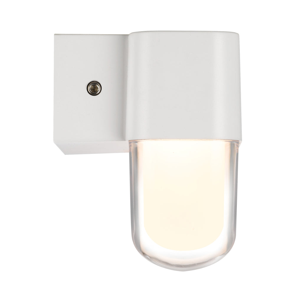 Fadro LED 100mm Wall Light 3W Tri Colour White - FADRO EX10-WH