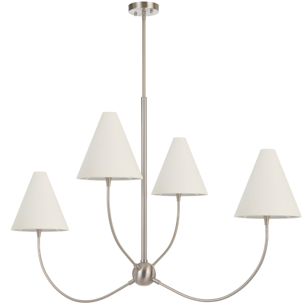 Farnix 4 Light Pendant Nickel Matt - FARNIX PE04-NK