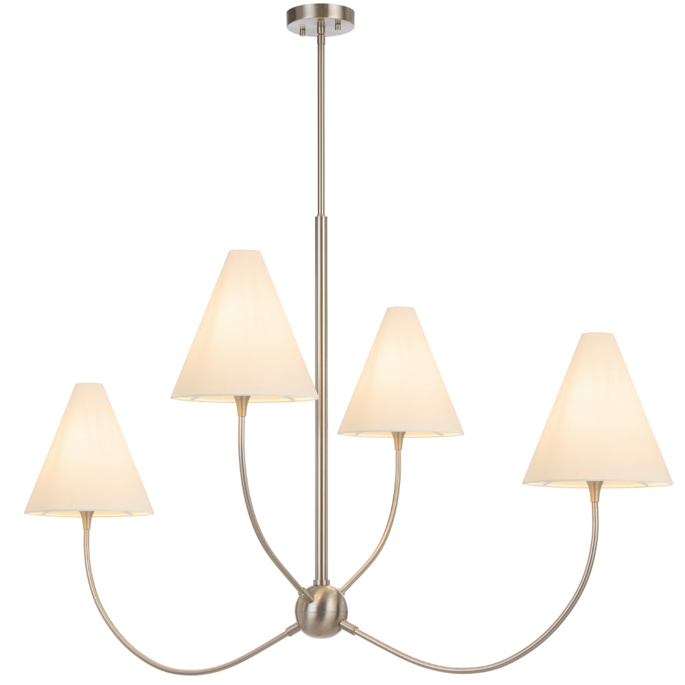 Farnix 4 Light Pendant Nickel Matt - FARNIX PE04-NK