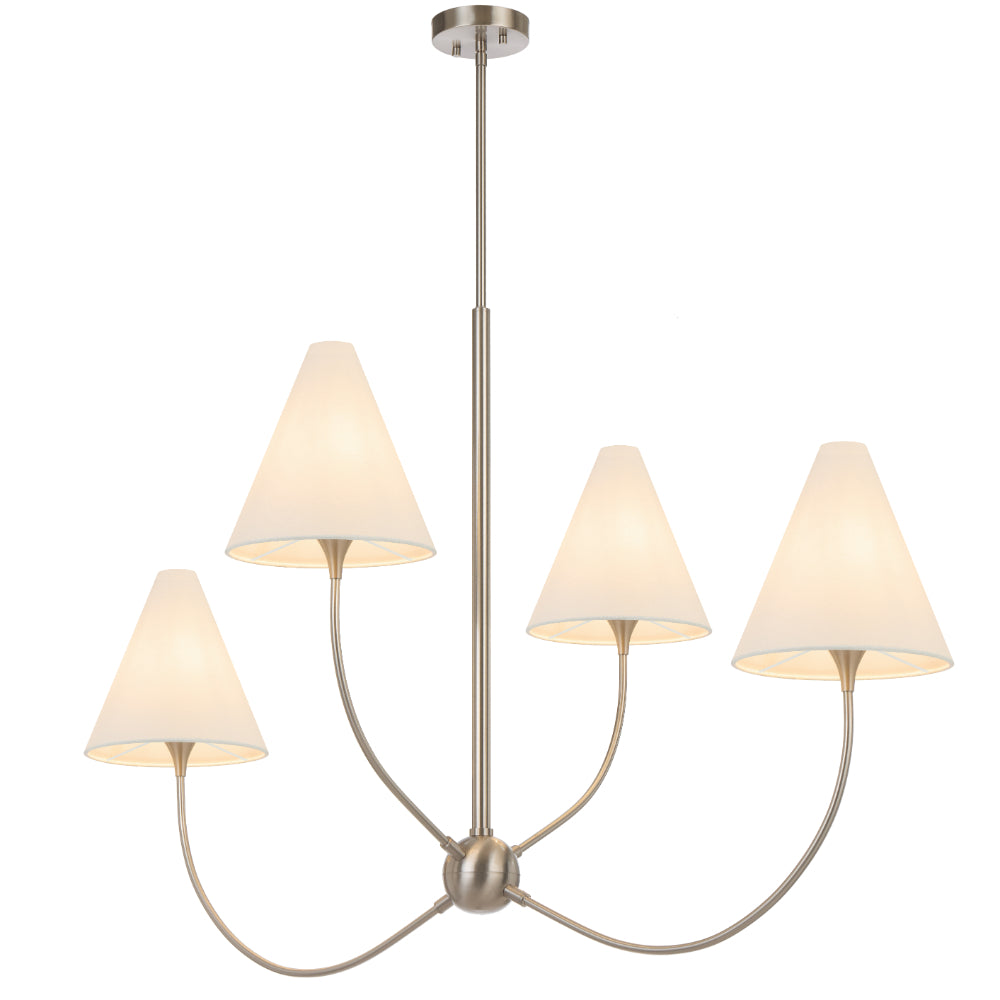Farnix 4 Light Pendant Nickel Matt - FARNIX PE04-NK