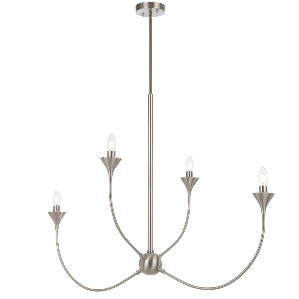 Farnix 4 Light Pendant Nickel Matt - FARNIX PE04-NK