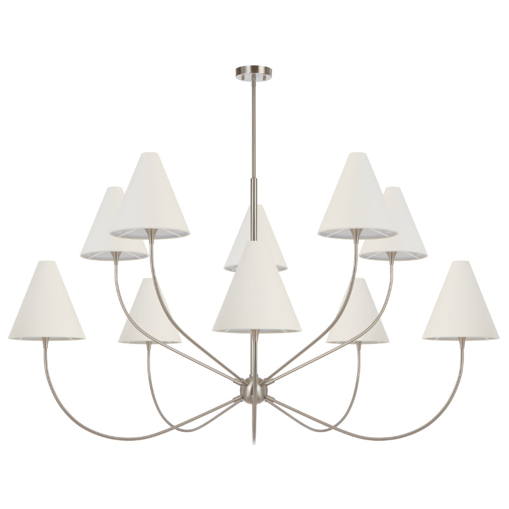 Farnix 10 Light Pendant Nickel Matt - FARNIX PE10-NK