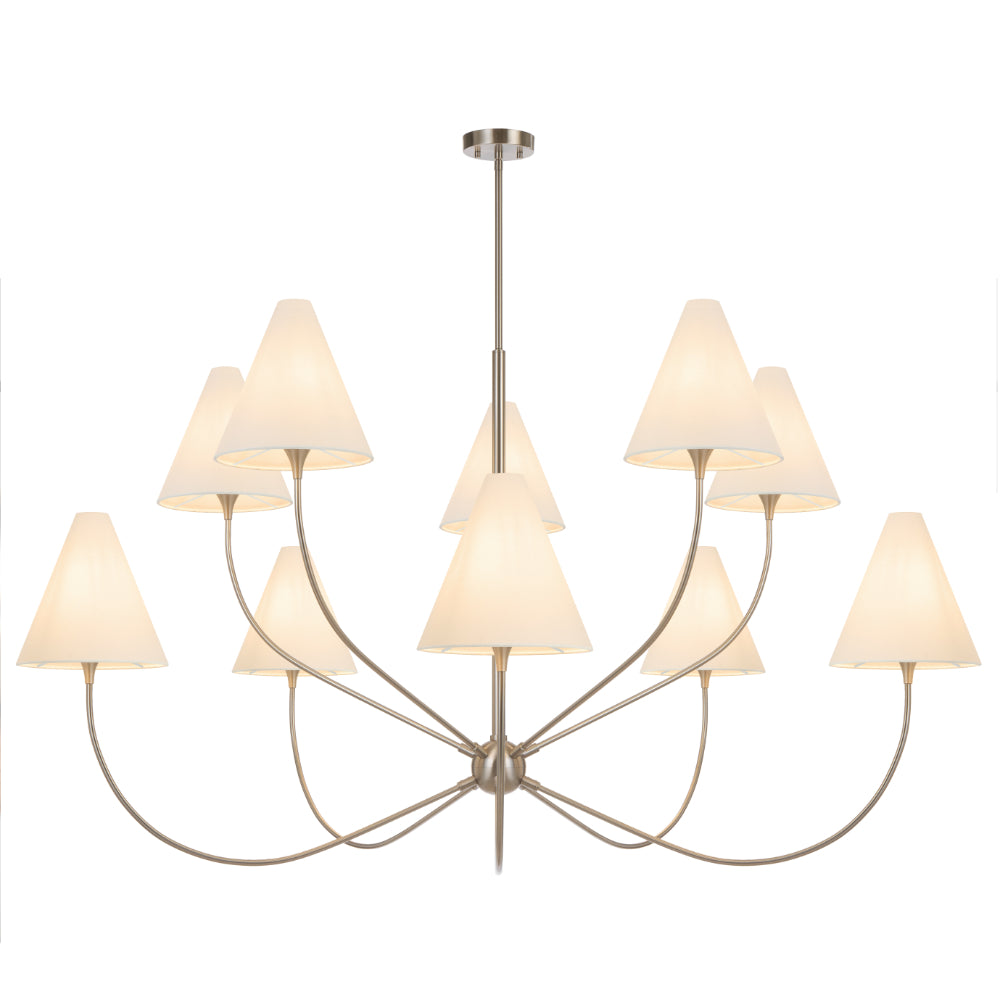 Farnix 10 Light Pendant Nickel Matt - FARNIX PE10-NK