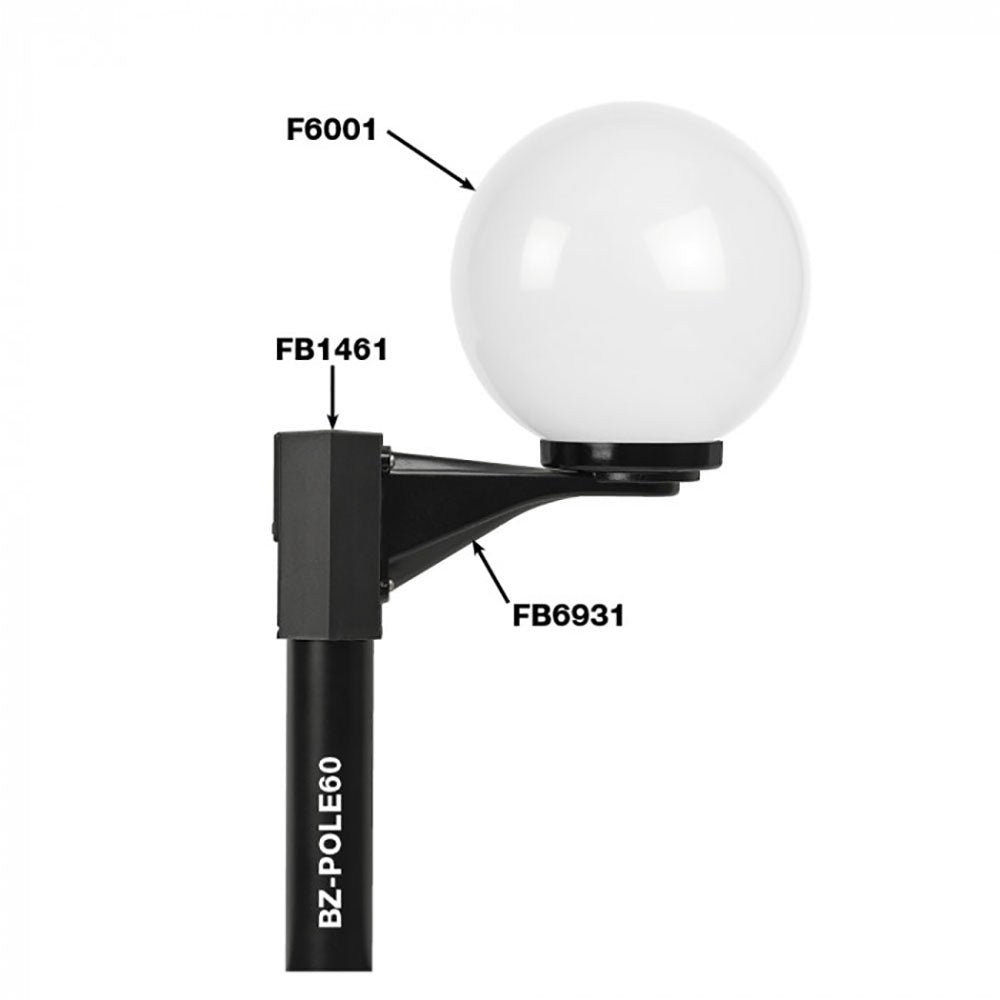 Buy Post Tops Australia Post Top ES 240V 20W White PMMA - F6001-WH