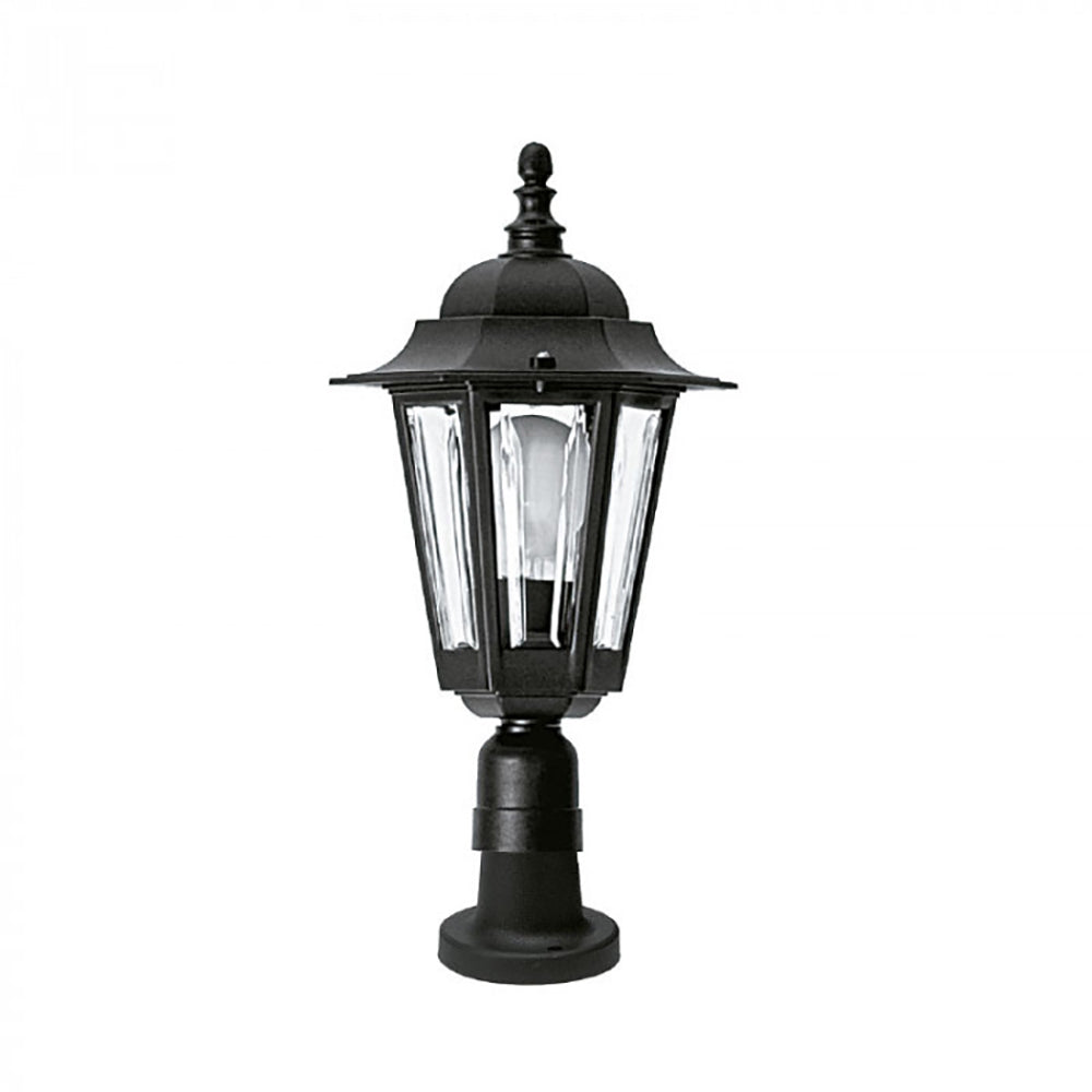 Buy Post Tops Australia Croydon Hexagon Post Top Black Resin - DUP7030-BL