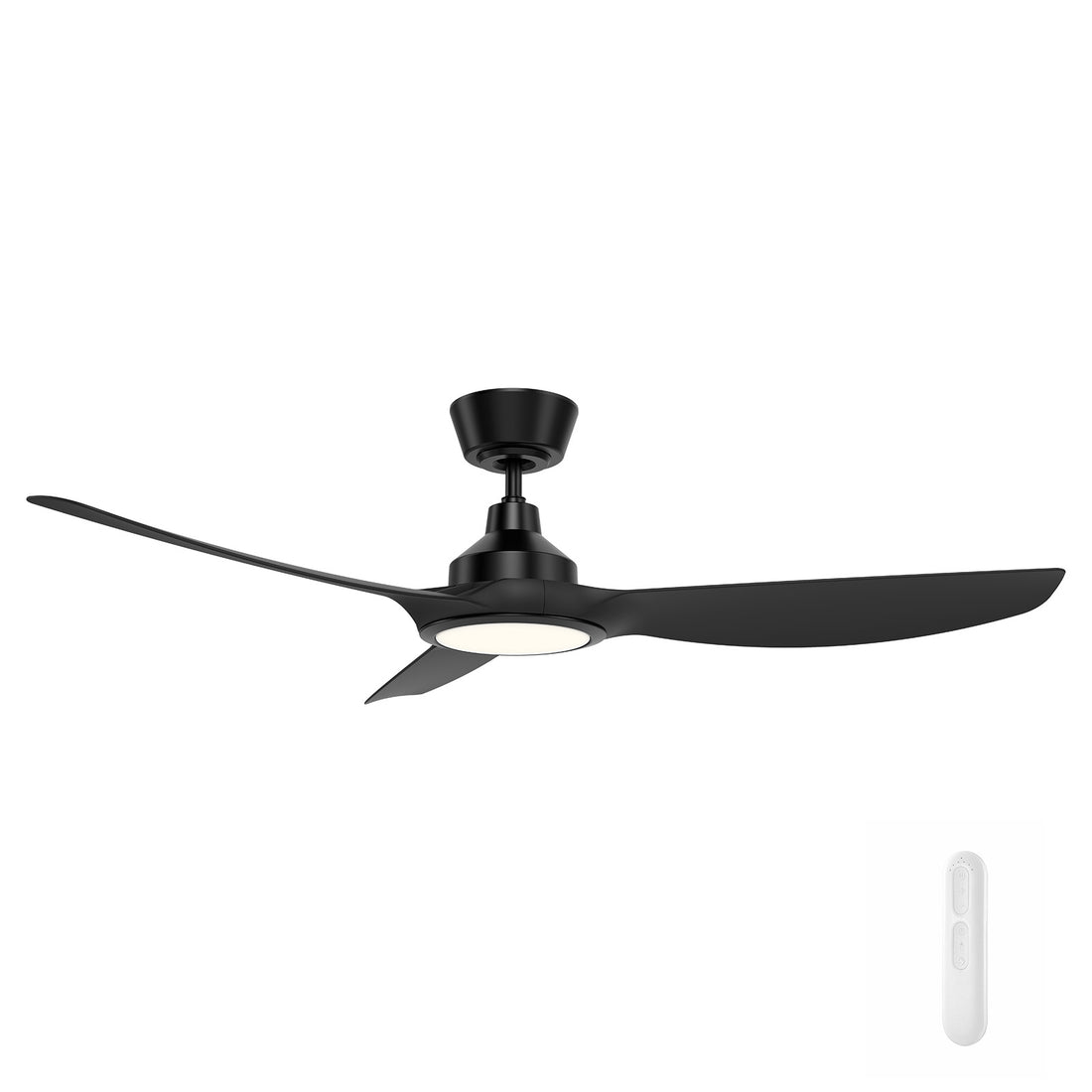 Jota Large DC Ceiling Fan 52" With CCT LED Light Black And Remote - FC2118133BK