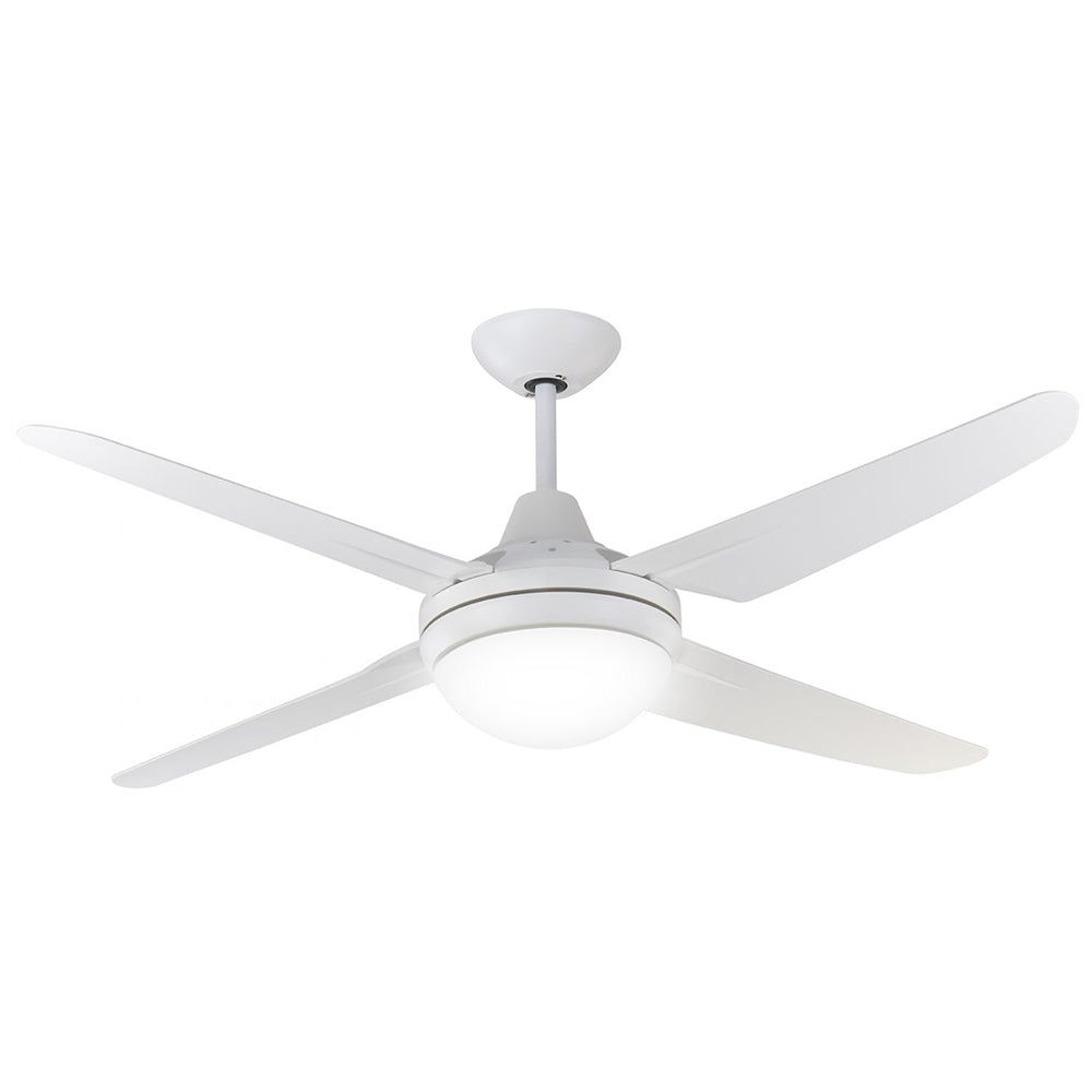 Buy AC Ceiling Fans With Light Australia Clare AC Ceiling Fan 54" White With B22 Light - FC662134WH