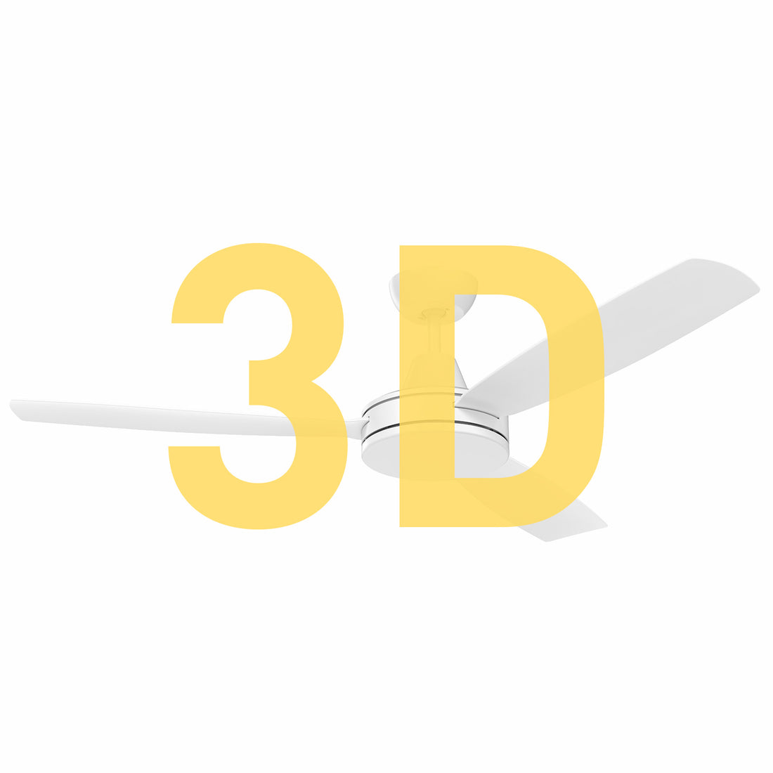 Nemoi 3B DC Ceiling Fan 54" White With Remote - FC700133WH