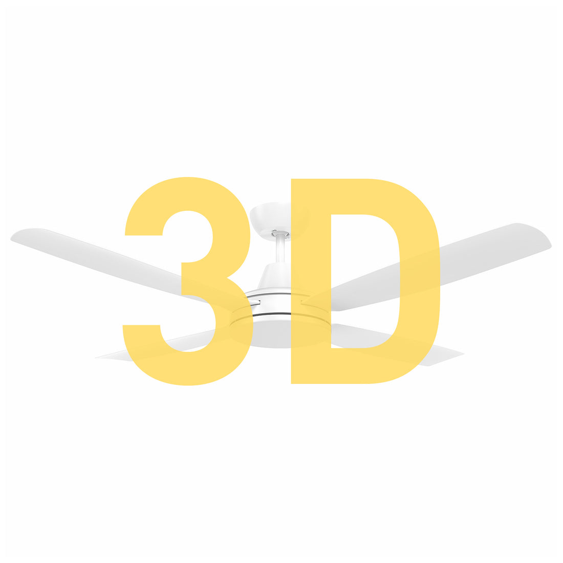 Nemoi DC Ikuü Smart Wi-Fi Ceiling Fan 54" White With Remote - FC700134WHHA