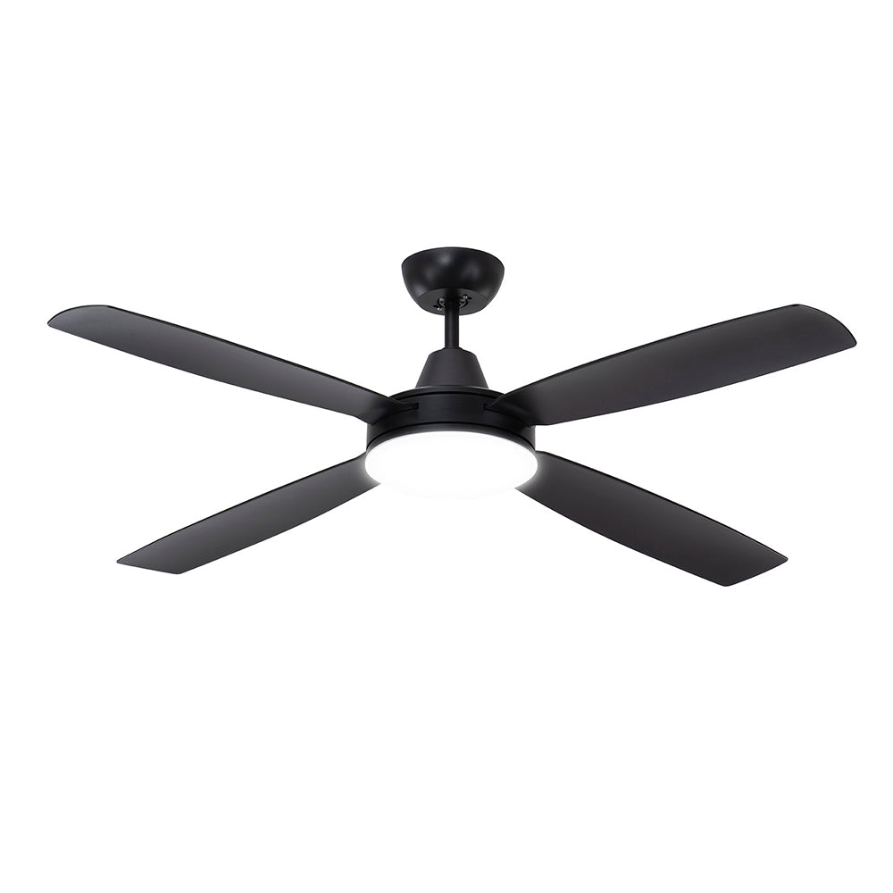 Buy DC Ceiling Fans With Light Australia Nemoi DC Ceiling Fan 54" Black With LED Light - FC708134BK