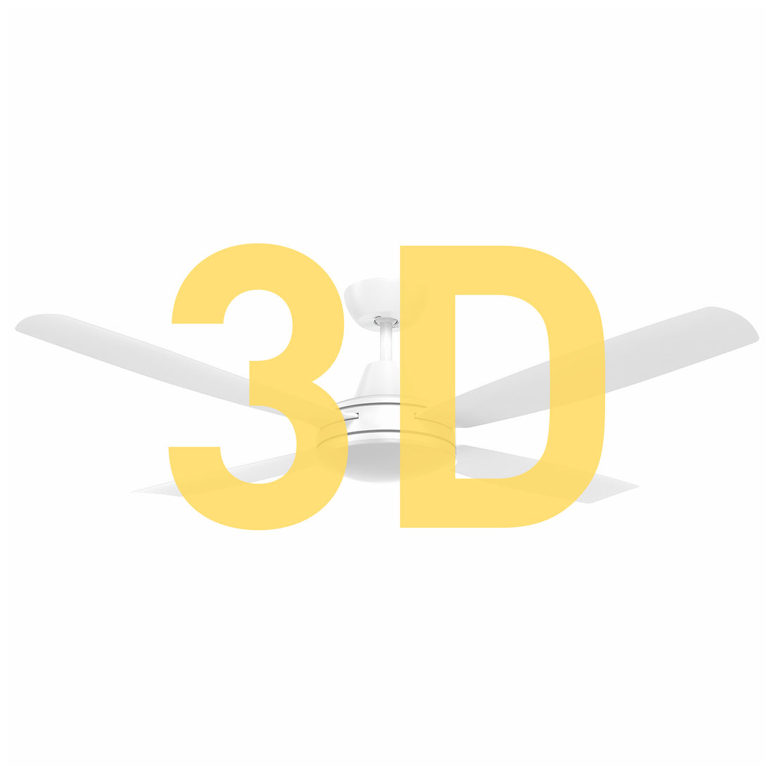 Nemoi DC Ikuü Smart Wi-Fi Ceiling Fan 54" LED Light White With Remote - FC708134WHHA