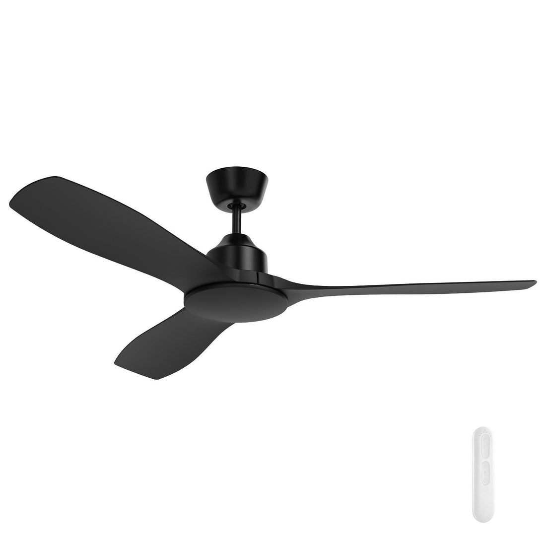 Raptor DC Ceiling Fan 52" Black With Remote - FC970133BK