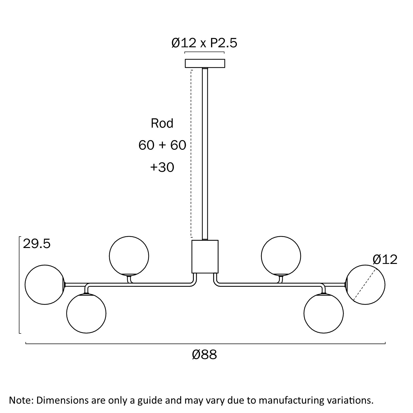 Felton 9 Light Pendant Antique Gold & Amber - FELTON PE09AGAMT