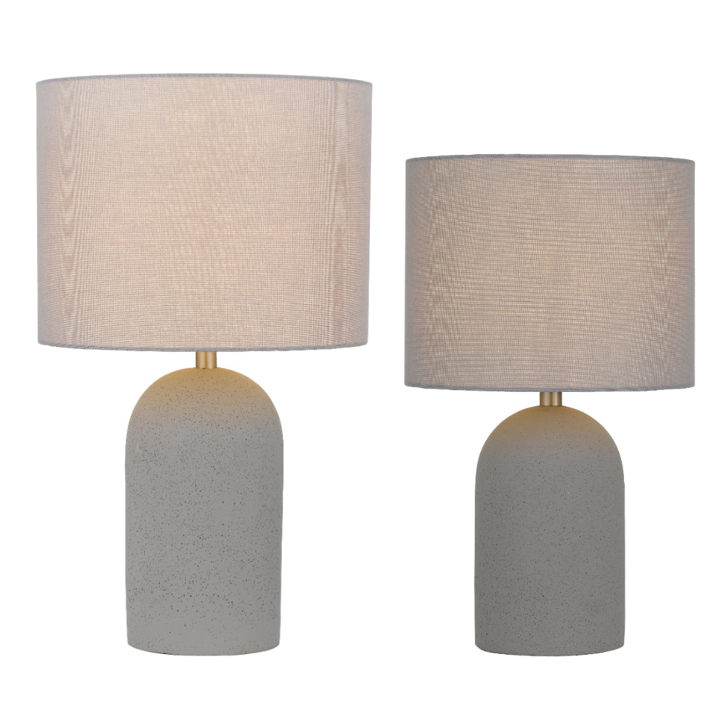 Buy Table Lamps Australia Fevik Table Lamp W300mm Grey Concrete - FEVIK TLM-GY