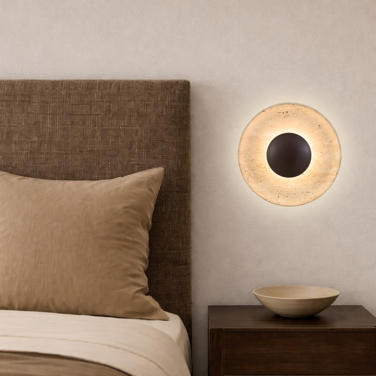 Firan LED Wall Light 5W 3000K Beige & Bronze - FIRAN WB-BE