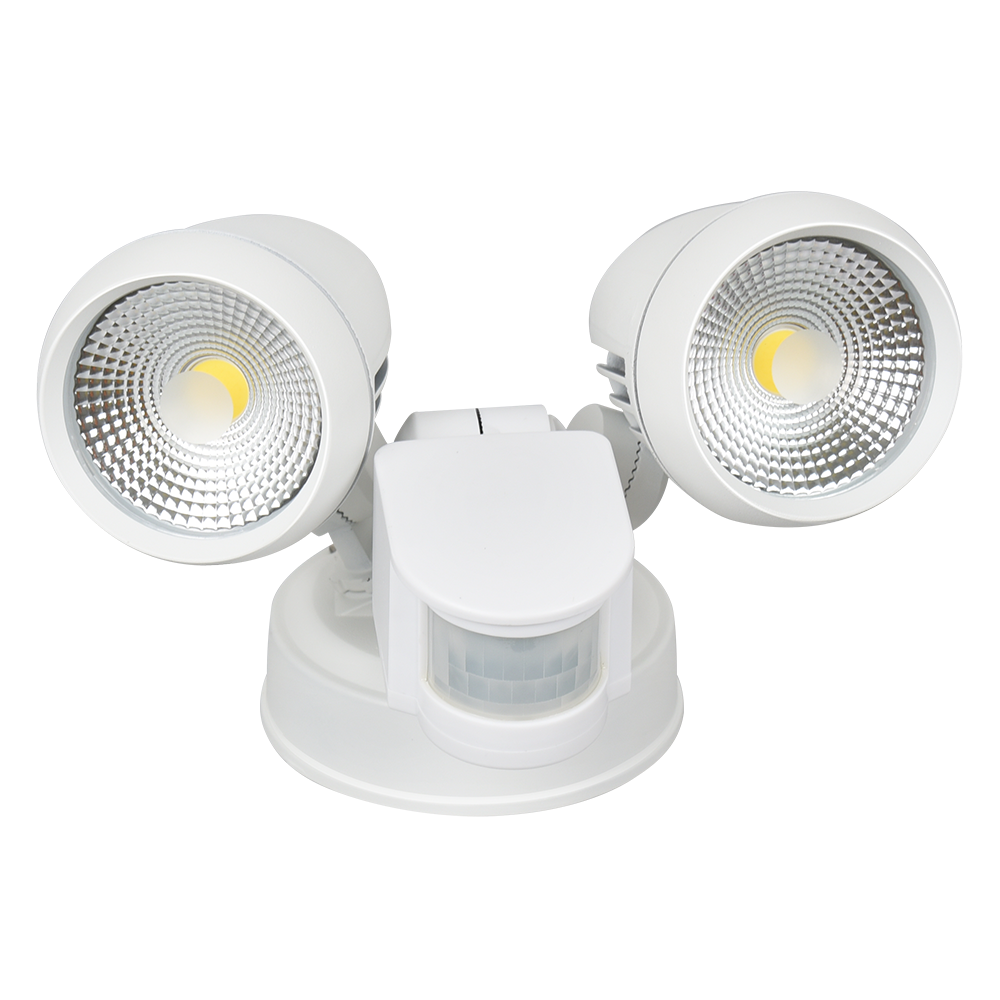 Buy Security Wall Lights Australia Seculite Security Wall 2 Lights White 5000K - 203035S