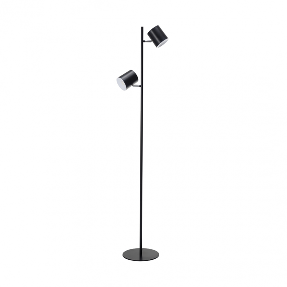 Buy Floor Lamps Australia Arlo Floor Lamp 2 Lights Black 3000K - FLED36-BL