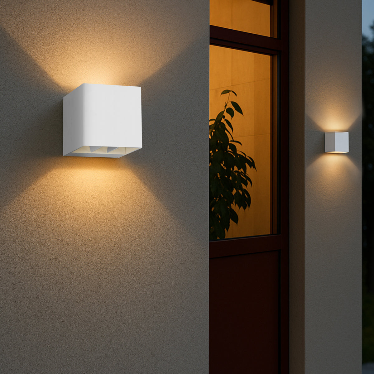 Flip II Up & Down LED Wall Light 5W Tri Colour White - FLIP2 EX-WH