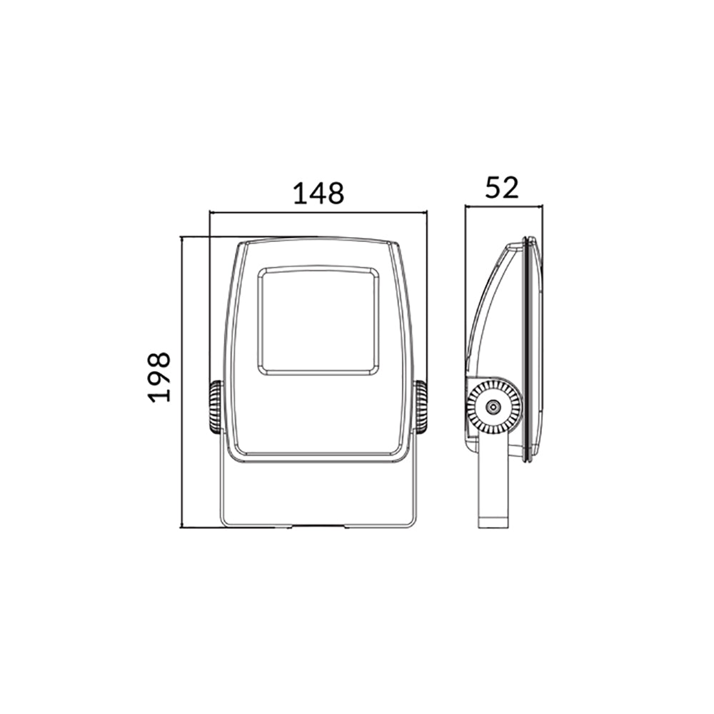 Buy Floodlights Australia LED Flood Light Black 30W 5000K IP65 - FLOOD16