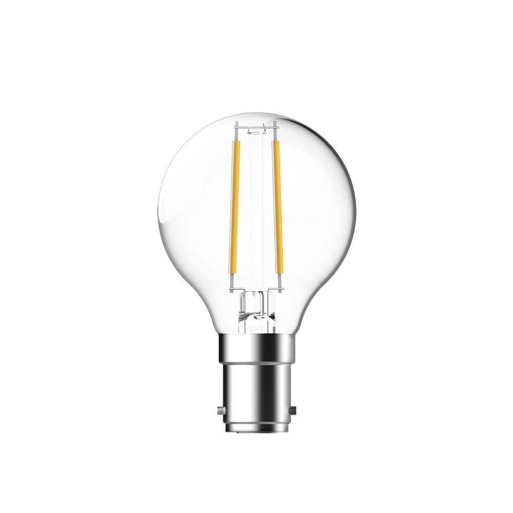 Buy LED Filament Globes Australia SupValue Fancy Round LED Filament Globe SBC 3.6W 240V 2700K - 132202