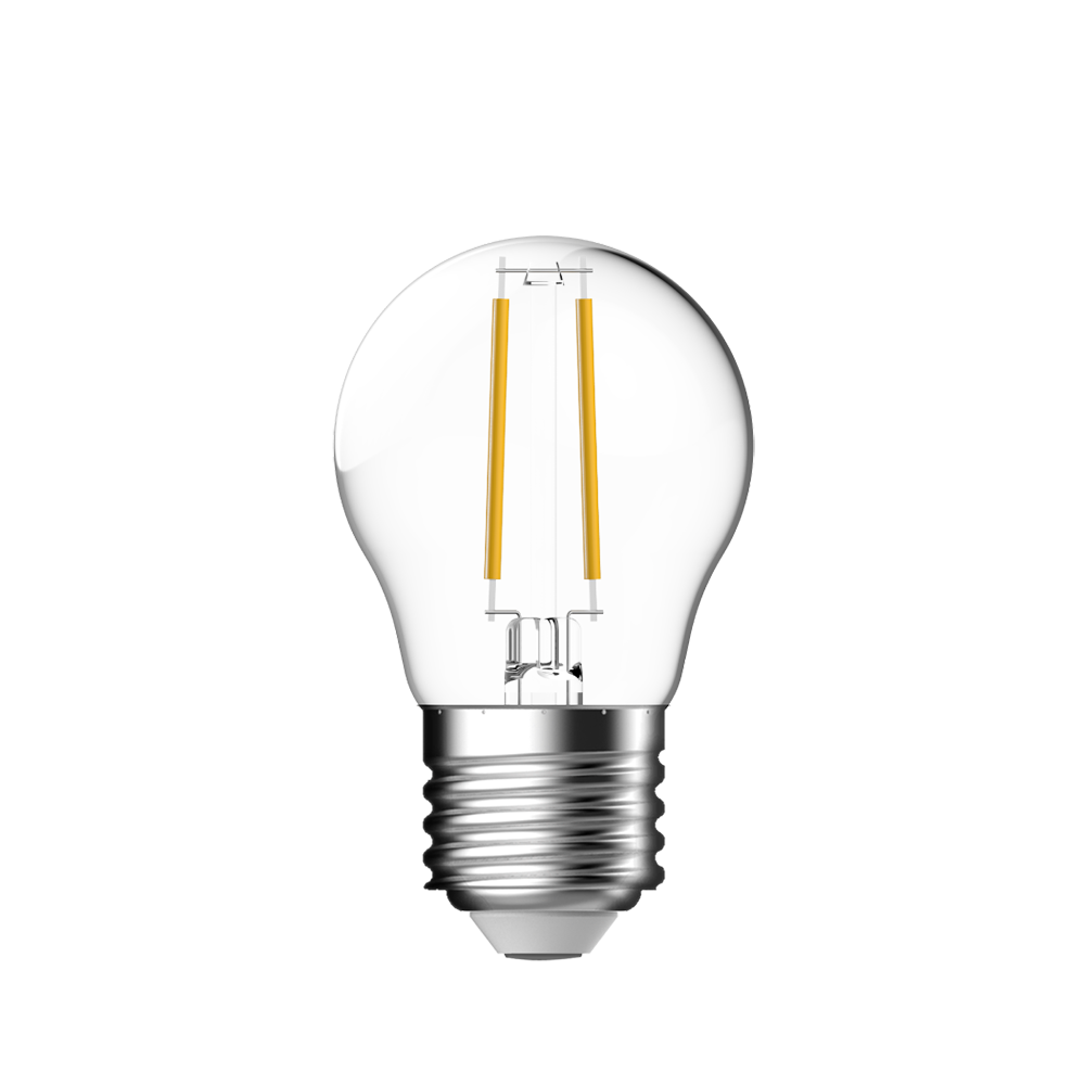 Buy LED Filament Globes Australia SupValue Fancy Round LED Filament Globe Clear ES 4.8W 240V 2700K - 132121A