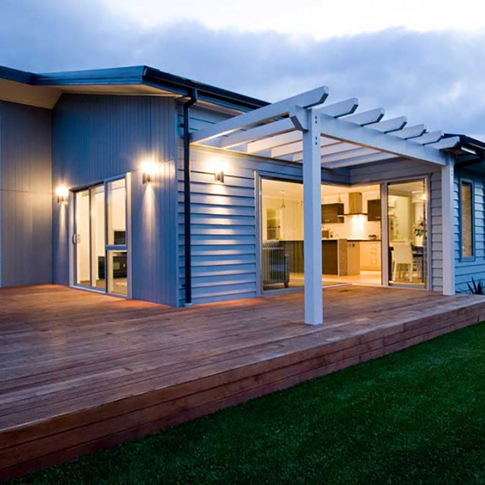 Buy Up / Down Wall Lights Australia Up & Down Wall Light Grey / White 304 Stainless Steel - FS4997