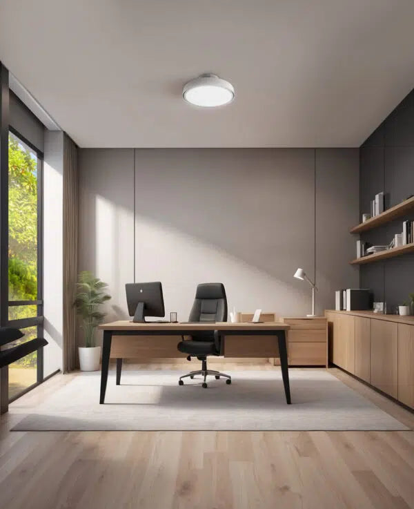 Fantom DC Bladeless Ceiling Fan With LED Light Matt White With WIFI Remote - MFDC480W