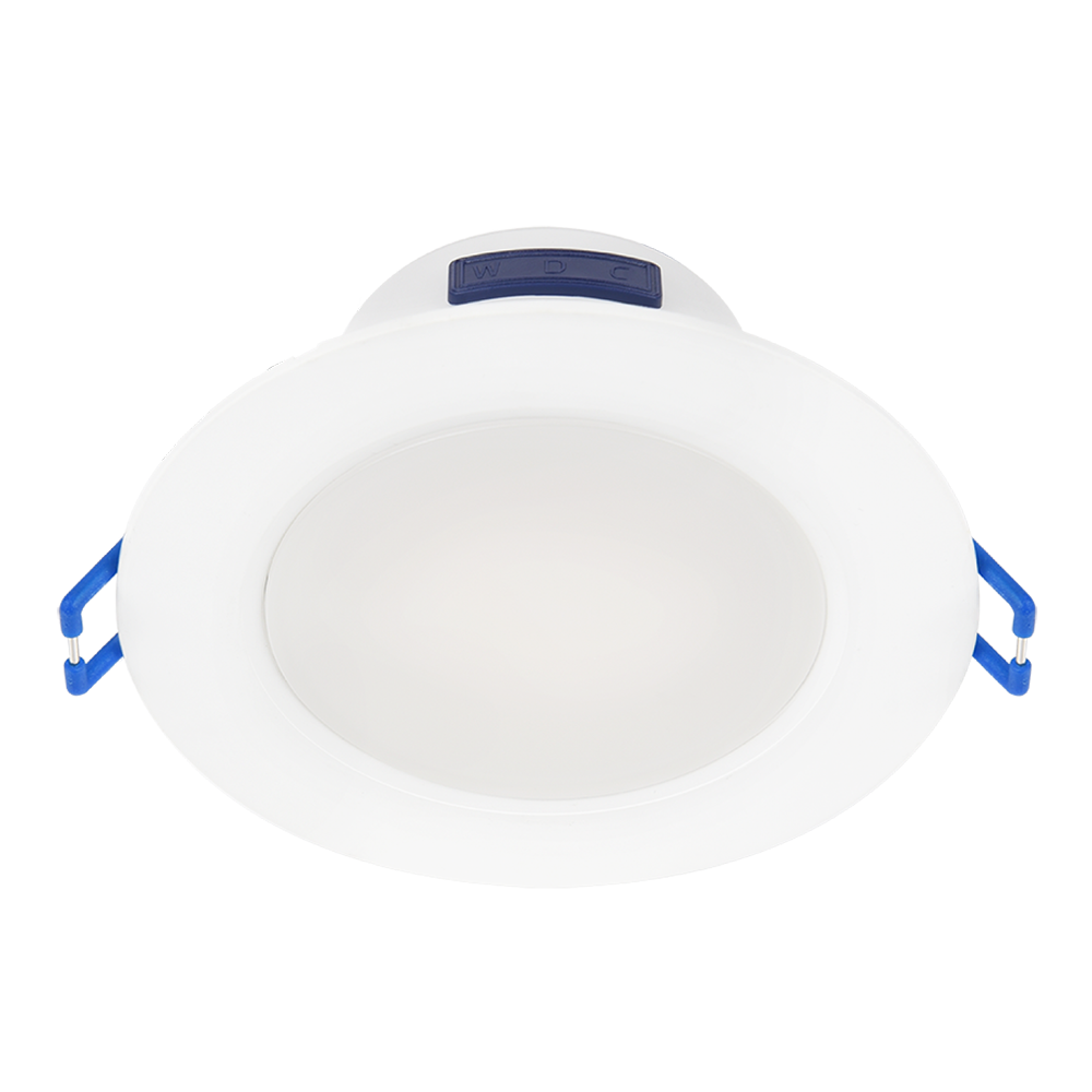 Buy Recessed LED Downlights Australia Plastial G3 Flush Recessed LED Downlight White Polycarbonate 3CCT - 171008