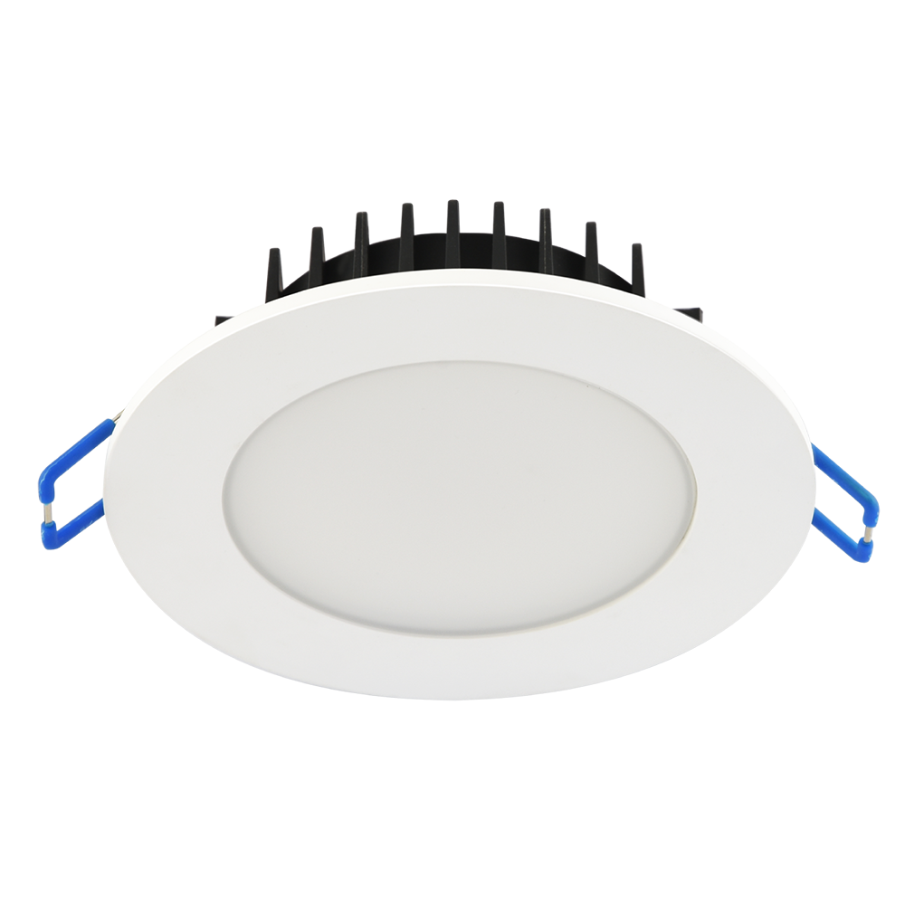 Buy Recessed LED Downlights Australia TriValite Flush Recessed LED Downlight 8W White Polycarbonate 3CCT -172083