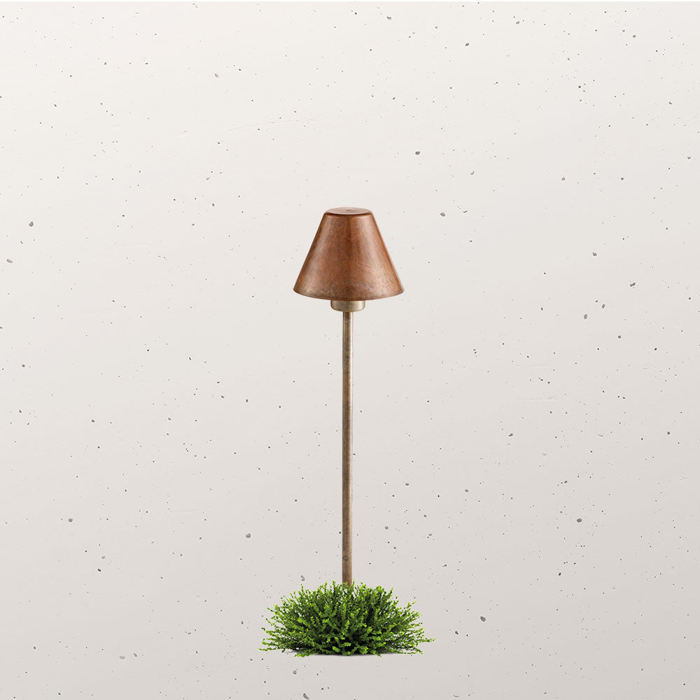 Fiordo Small Bollard Light Copper & Brass - IL.261.10.OR