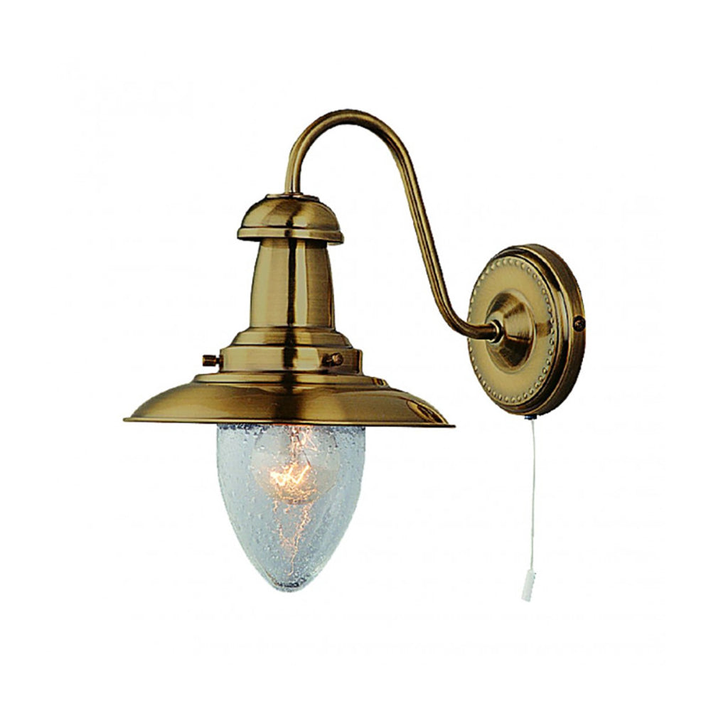 Fisherman Bedside Reading Light Brass - R5331-1B-AB