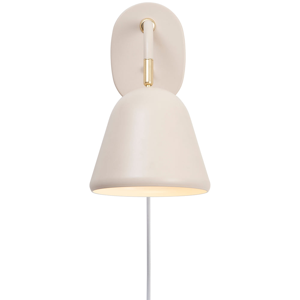 Buy Bedside Reading Lights Australia Fleur Bedside Reading Light Beige Metal - 2112101001