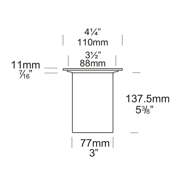 Floor Inground Light Copper - FFLSP/COP