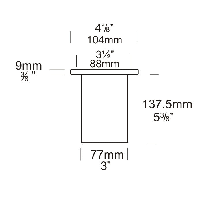 Step Lite Aluminium Inground Light Black - FFLSPSQ/SS