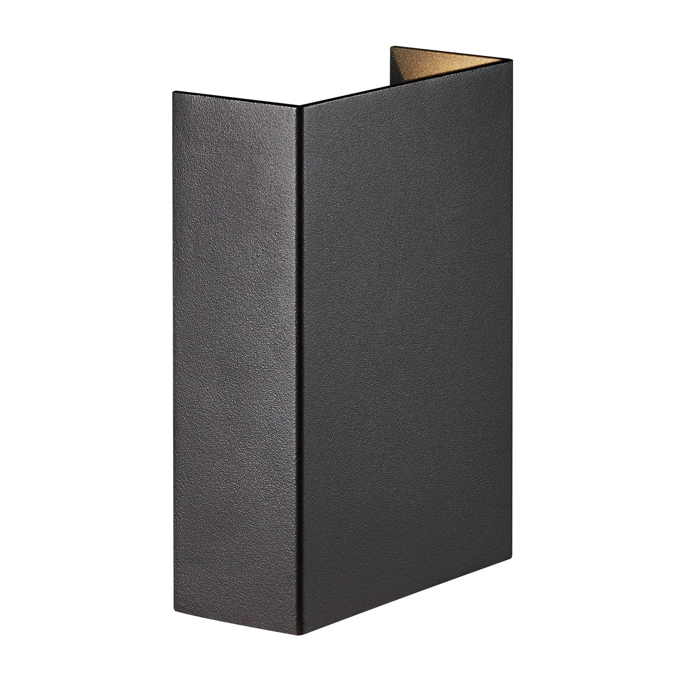 Fold 106mm Up & Down Wall Light 8W 3000K Seaside Black - 2518031203