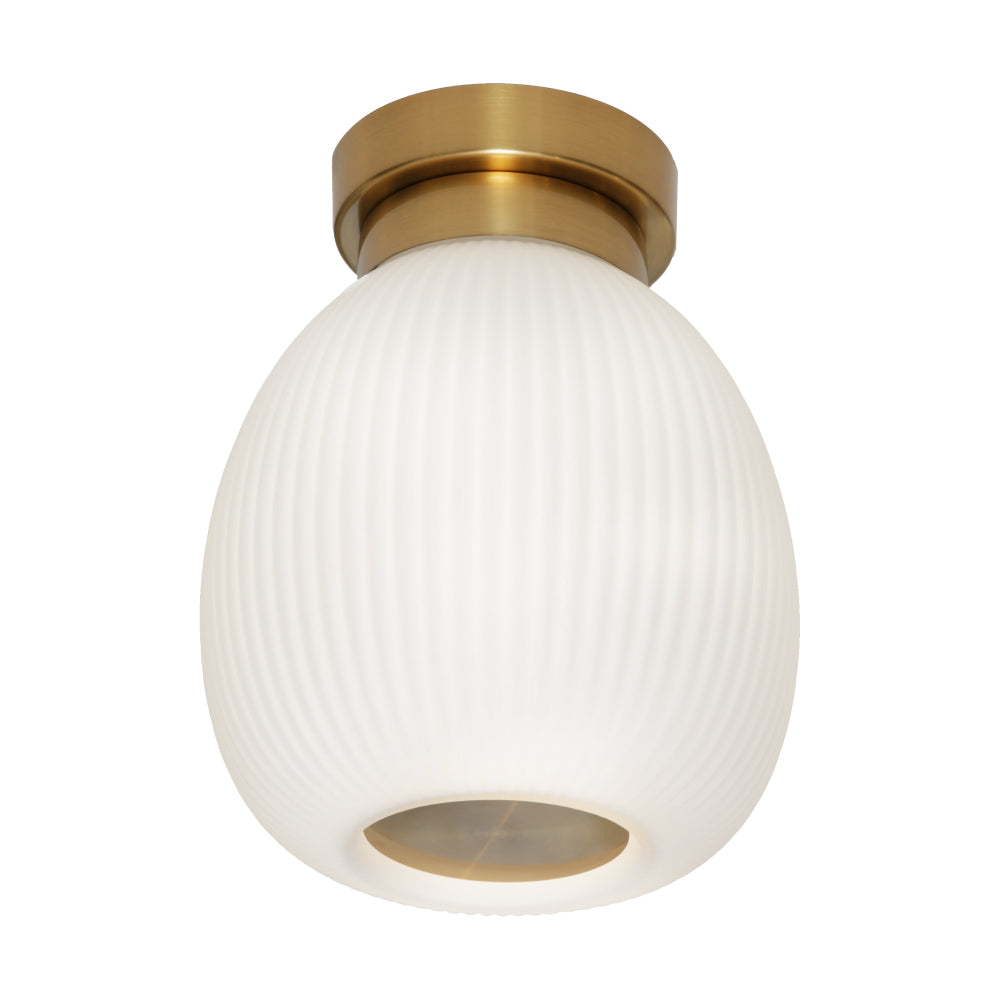Garman Flush Mount Light Gold - GARM1BFGLD
