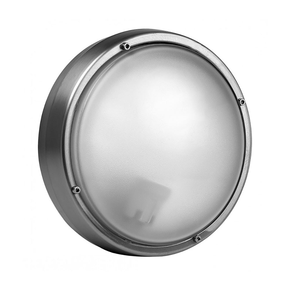 Buy LED Bunker Lights Australia Docks Plain LED Bunker Light Silver / Grey Aluminium 4000K - GD9106-SS