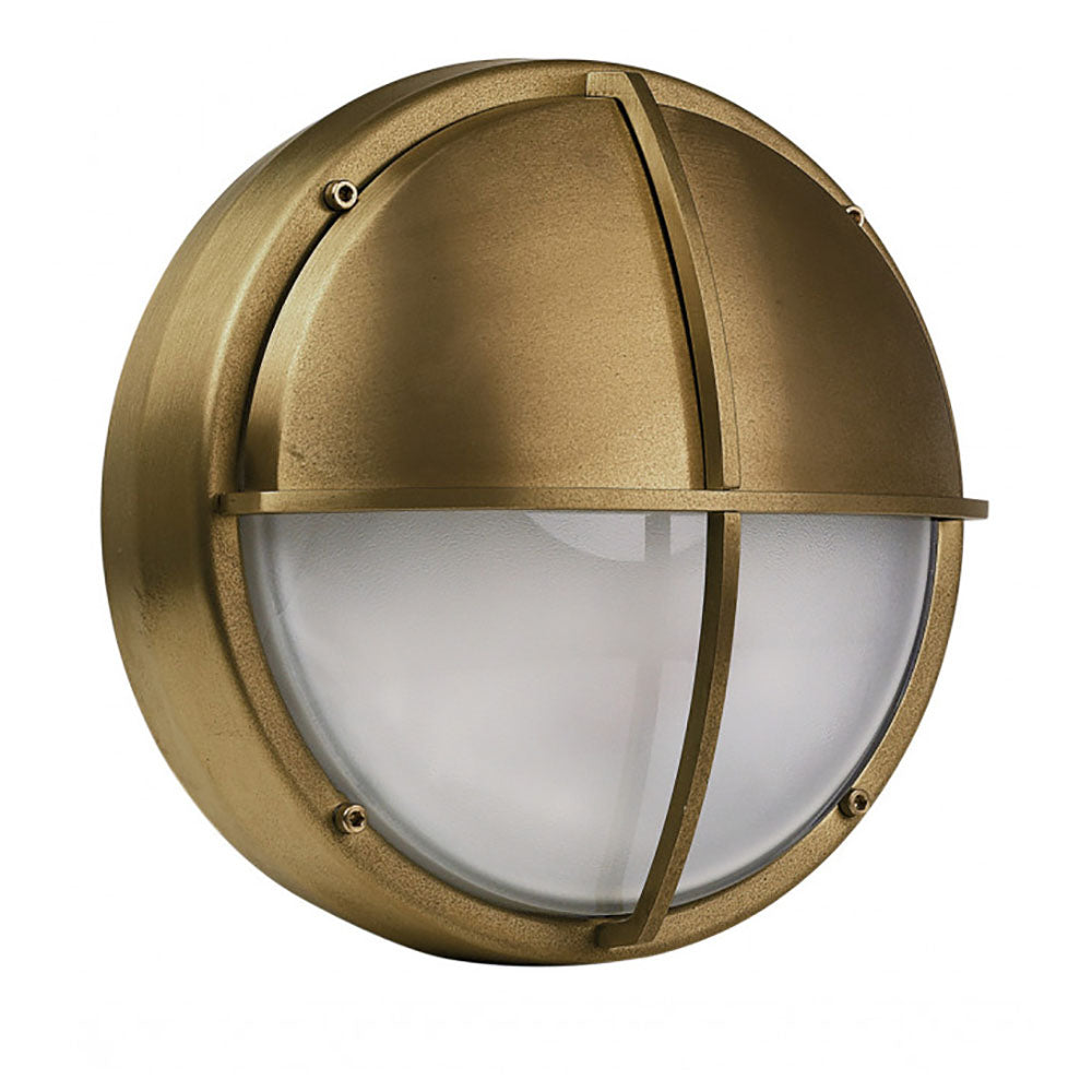 Buy LED Bunker Lights Australia Docks Eyelid LED Bunker Light Brass Aluminium 4000K - GD9146-BB