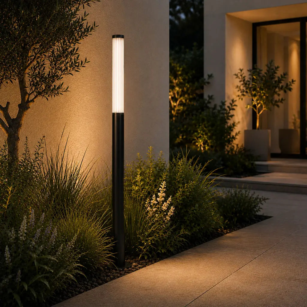 Gevet LED 2300mm Bollard Light 34W 3000K Black - GEVET EX.P230-BK