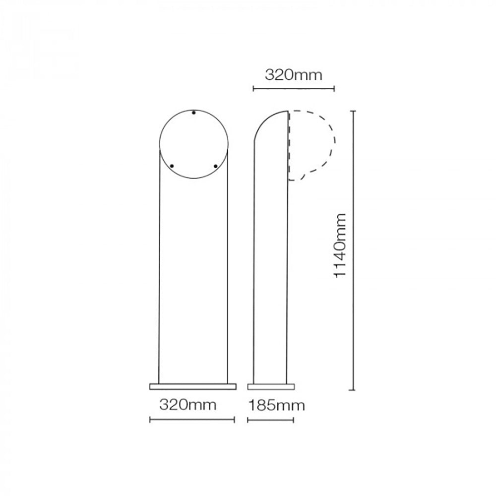 Buy Posts And Bases Australia Kasko Base Silver / Grey - GK3383-SI